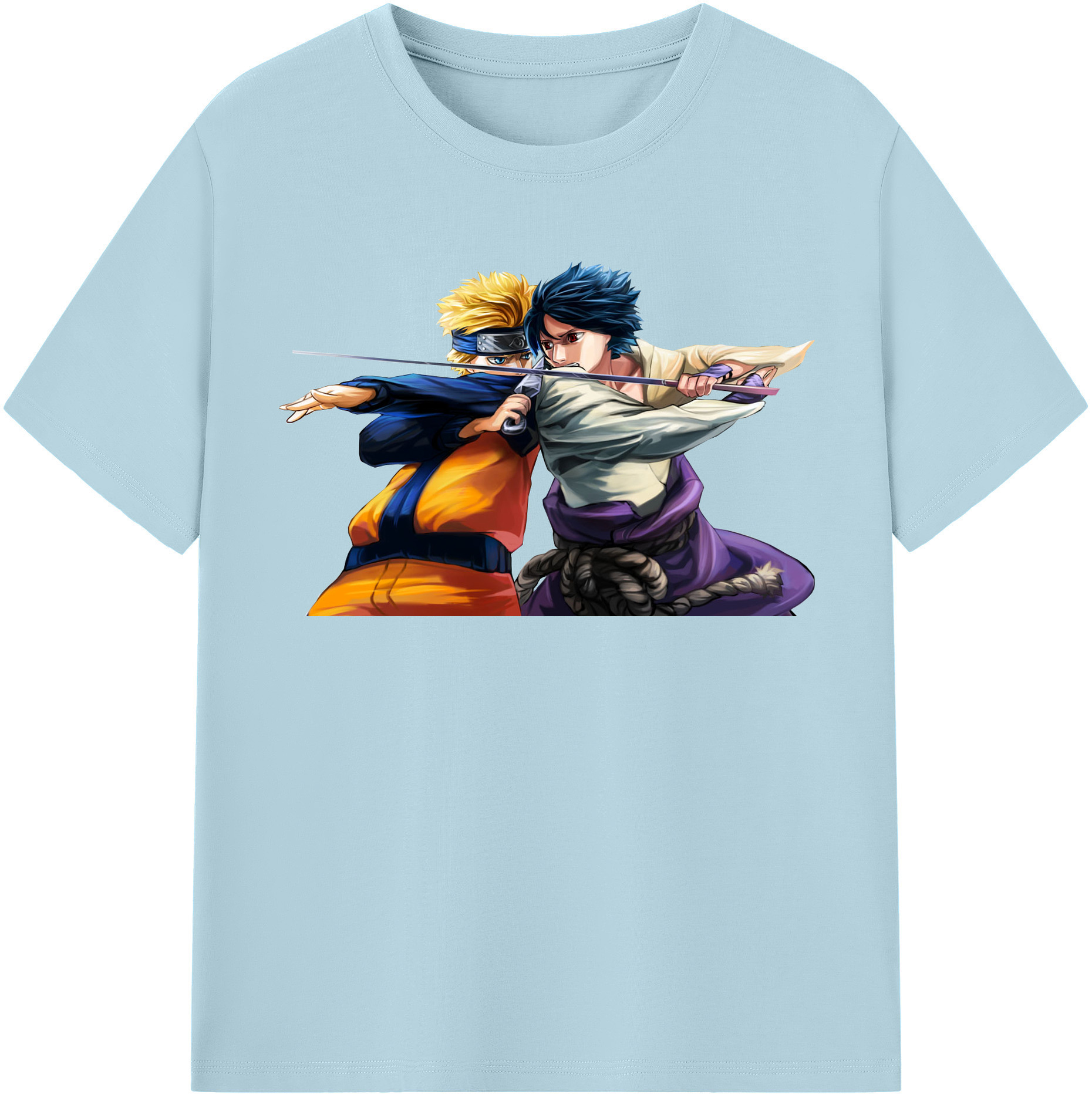 （画像用） NARUTO -ナルト- うずまき ナルト Uzumaki Naruto 綿100％半袖Tシャツ（フロントプリント）